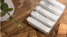 Load image into Gallery viewer, Marble &amp; Acacia Coasters
