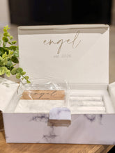 Load image into Gallery viewer, Marble &amp; Acacia Coasters
